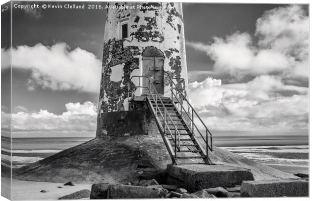 Talacre Lighthouse Canvas Print by Kevin Clelland