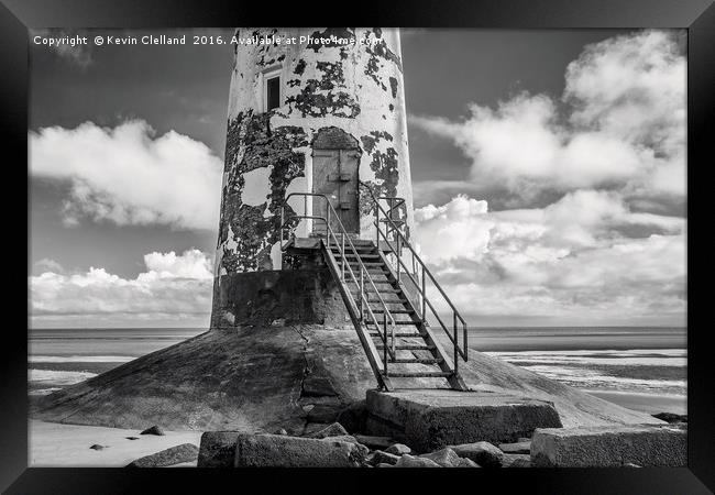 Talacre Lighthouse Framed Print by Kevin Clelland