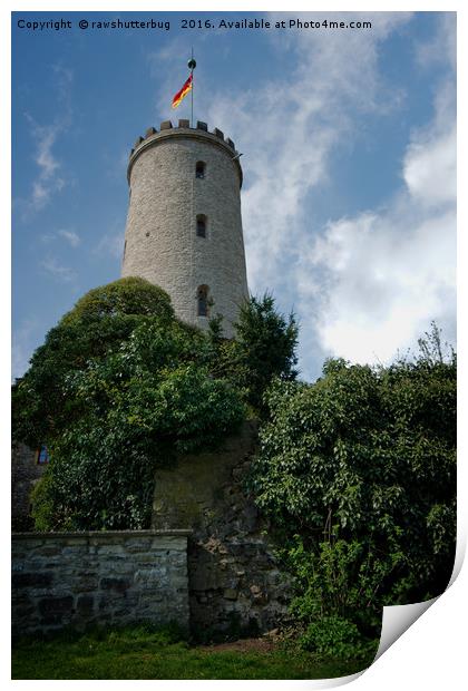 Sparrenburg Print by rawshutterbug 