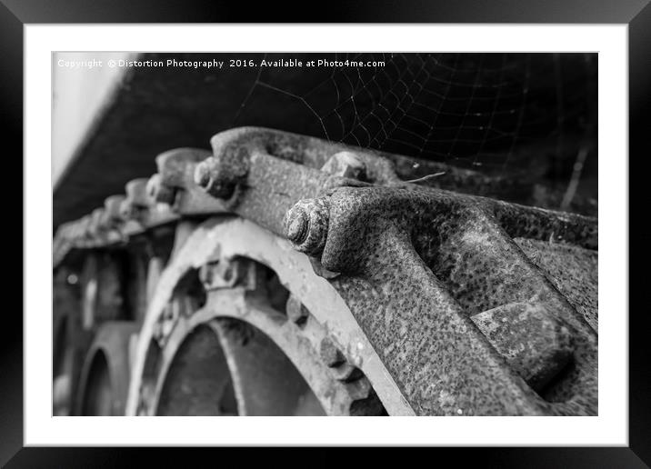 Silk and Steel - War Machines Laying Idle. Framed Mounted Print by Distortion Photography