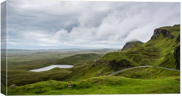Quiraing,  Isle of Skye on June Canvas Print by Michelle PREVOT