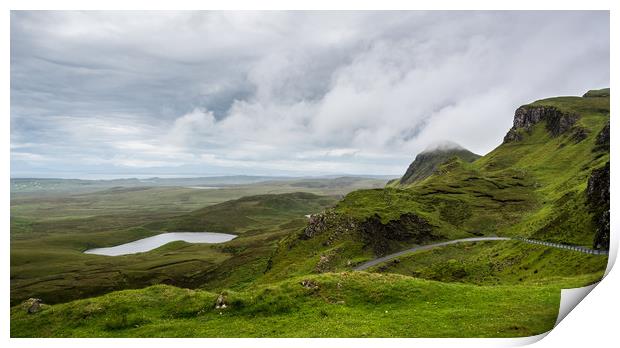 Quiraing,  Isle of Skye on June Print by Michelle PREVOT