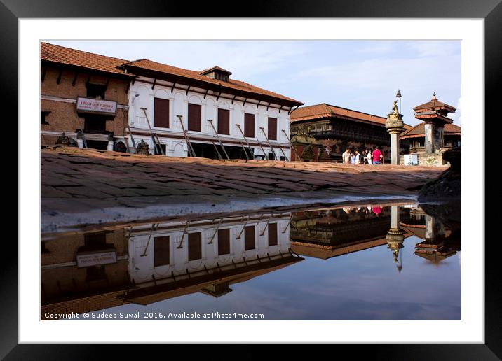 Beautiful Bhaktapur Framed Mounted Print by Sudeep Suwal
