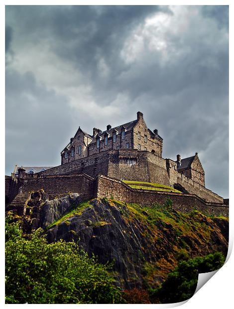 Edinburgh Castle, Scotland. Print by Aj’s Images