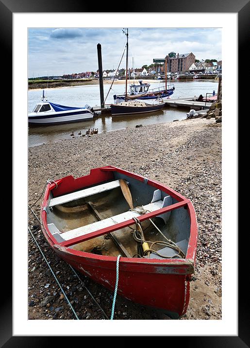 Wells quayside Framed Mounted Print by Stephen Mole