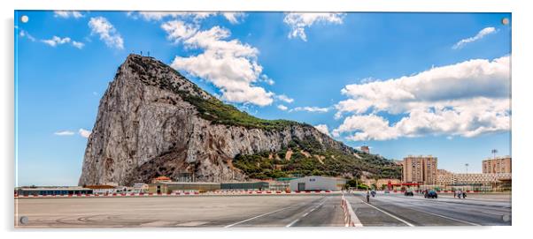 Welcome To Gibraltar Acrylic by Wight Landscapes