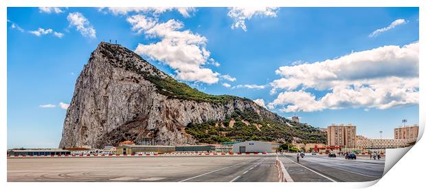 Welcome To Gibraltar Print by Wight Landscapes