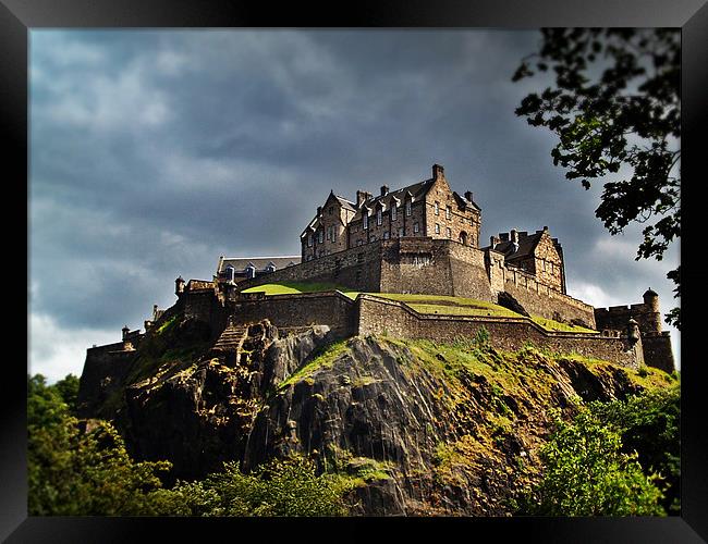 Edinburgh Castle, Scotland. Framed Print by Aj’s Images