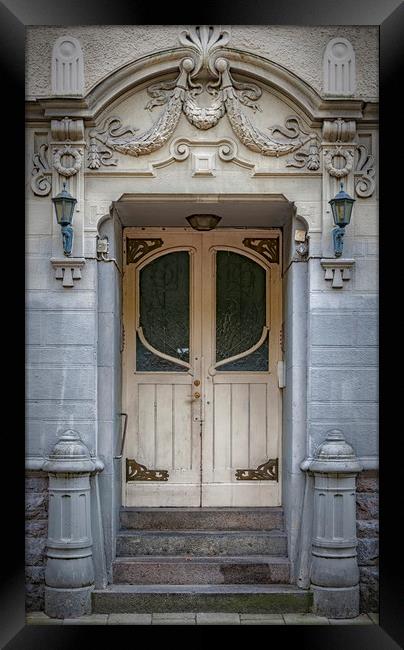 Art Deco Door Framed Print by Antony McAulay