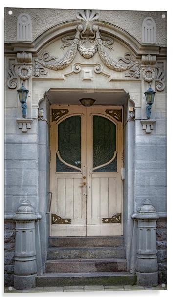 Art Deco Door Acrylic by Antony McAulay