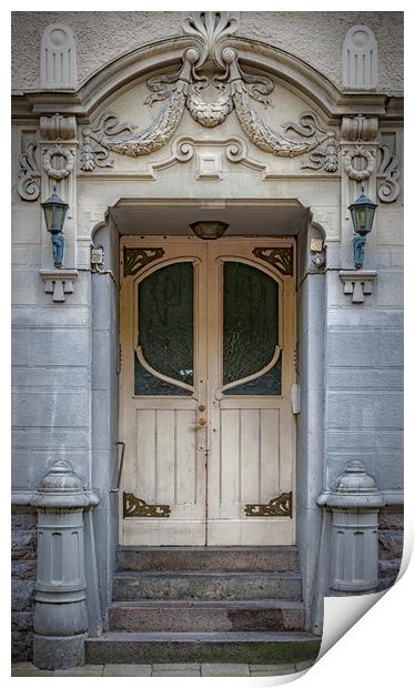 Art Deco Door Print by Antony McAulay