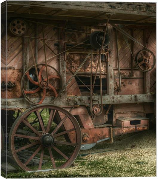 Old Farm Machinery Canvas Print by Brian Pearce