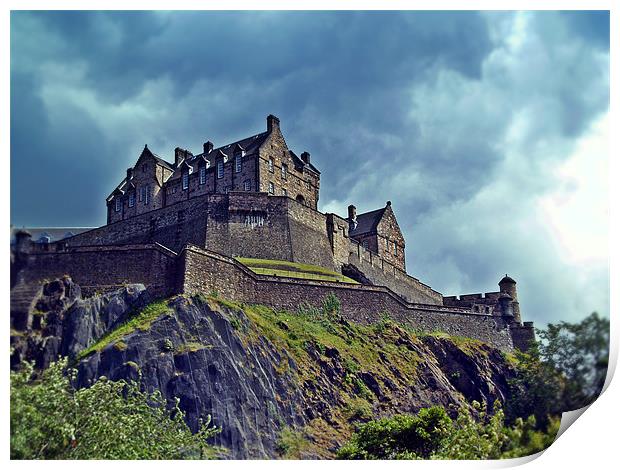 Edinburgh Castle, Scotland. Print by Aj’s Images
