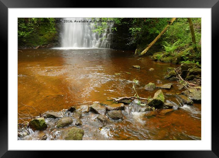 BROKEN THROUGH Framed Mounted Print by andrew saxton