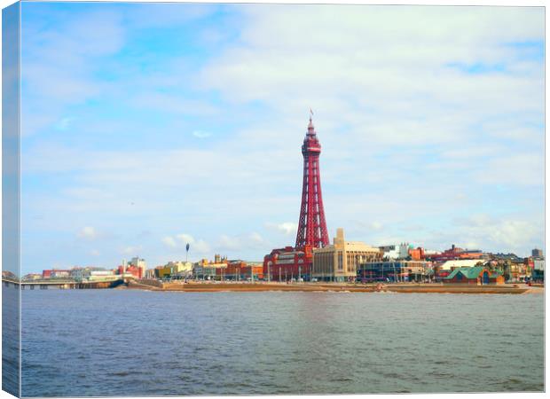 Blackpool Canvas Print by Victor Burnside