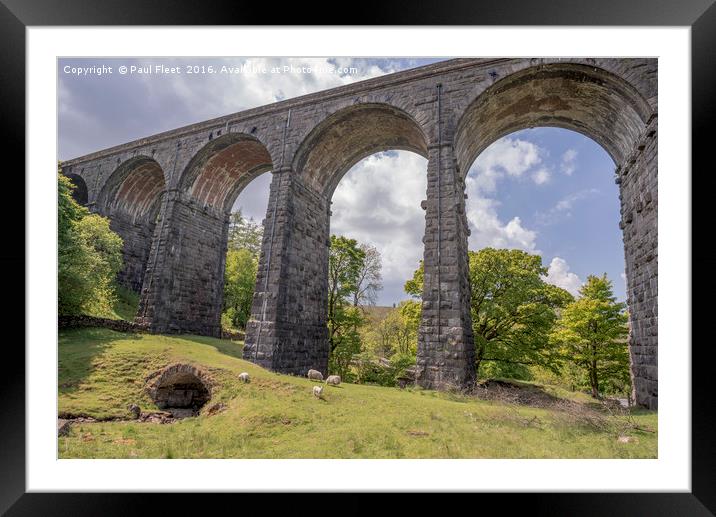 Dent Head Viaduct in Yorkshire Framed Mounted Print by Paul Fleet
