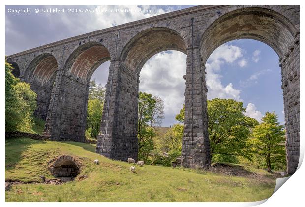Dent Head Viaduct in Yorkshire Print by Paul Fleet