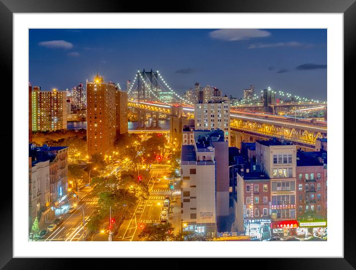 I'll Take Manhattan Framed Mounted Print by peter tachauer