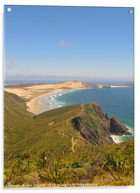         Cape Reinga, New Zealand                   Acrylic by Luke Newman