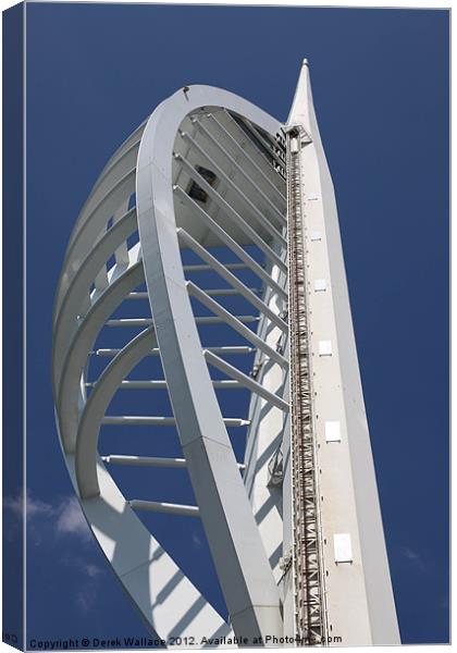 Spinaker Tower, Canvas Print by Derek Wallace