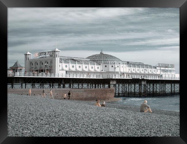 Brighton Pier Framed Print by Dave Livsey