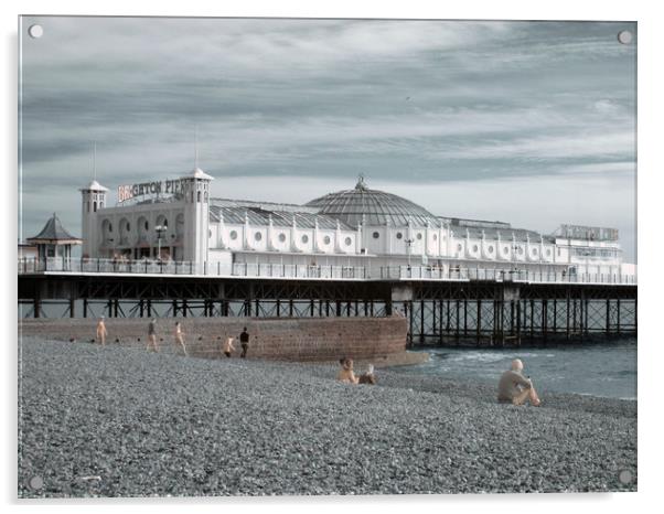 Brighton Pier Acrylic by Dave Livsey