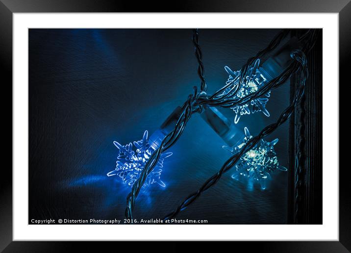 Cold Light Framed Mounted Print by Distortion Photography