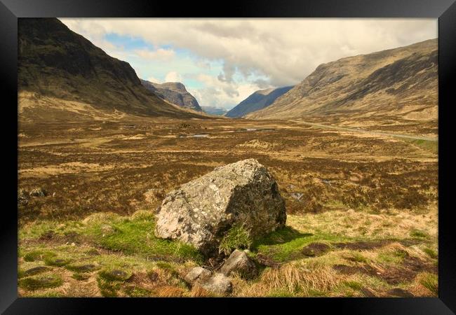 Scottish Highlands Framed Print by Tony Barr