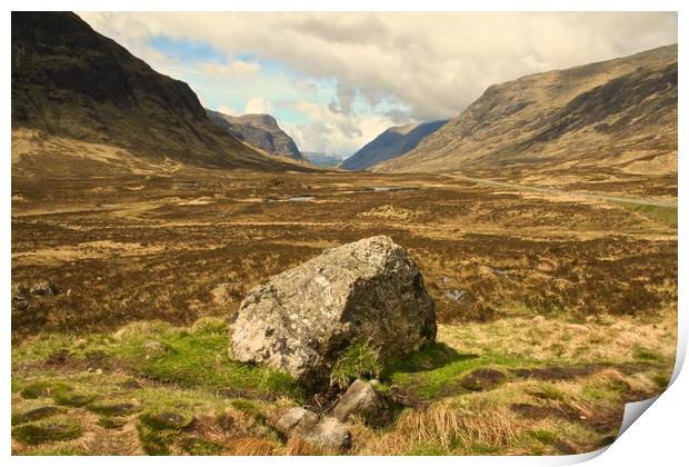 Scottish Highlands Print by Tony Barr