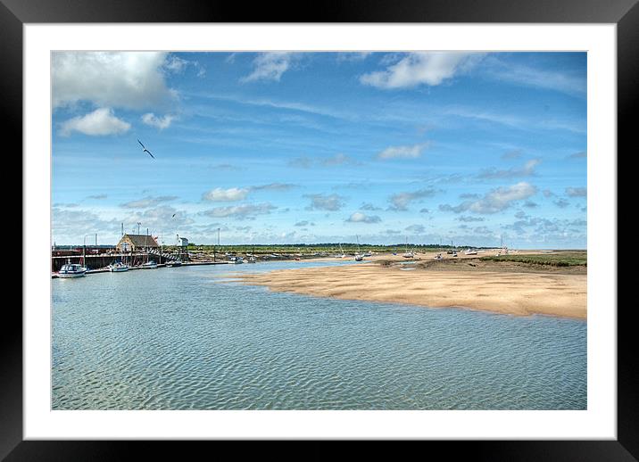 Wells-next-the-sea, Norfolk, UK Framed Mounted Print by John Edwards