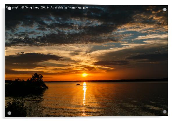 Sunset Acrylic by Doug Long