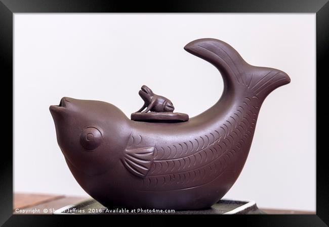 Teapot Clay Yixing Framed Print by Shawn Jeffries