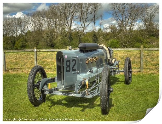 Mitchell Racing Car Print by Catchavista 