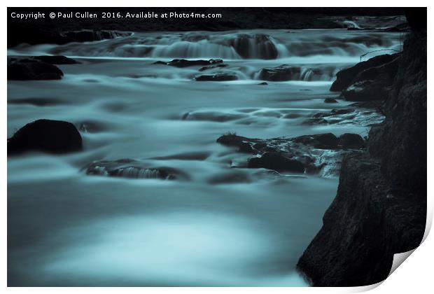 Abstract river flow Print by Paul Cullen