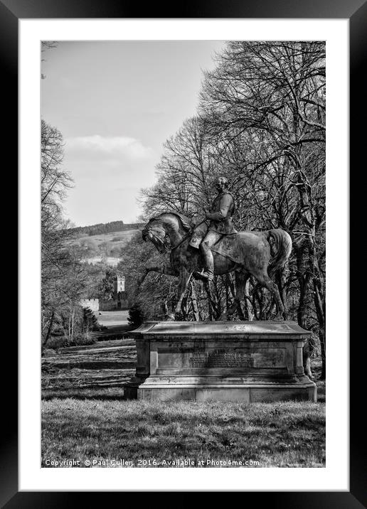 Viscount Gough on Horseback. Framed Mounted Print by Paul Cullen