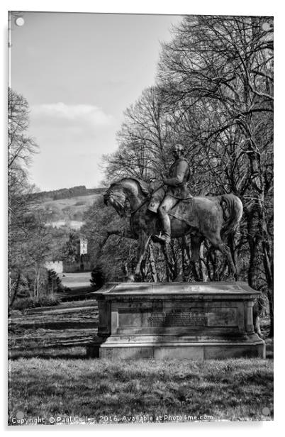 Viscount Gough on Horseback. Acrylic by Paul Cullen
