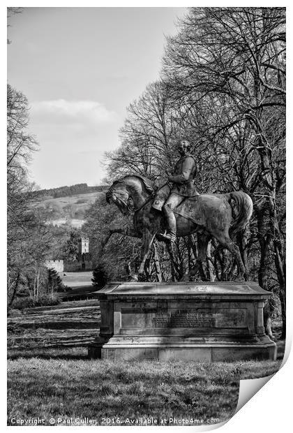 Viscount Gough on Horseback. Print by Paul Cullen