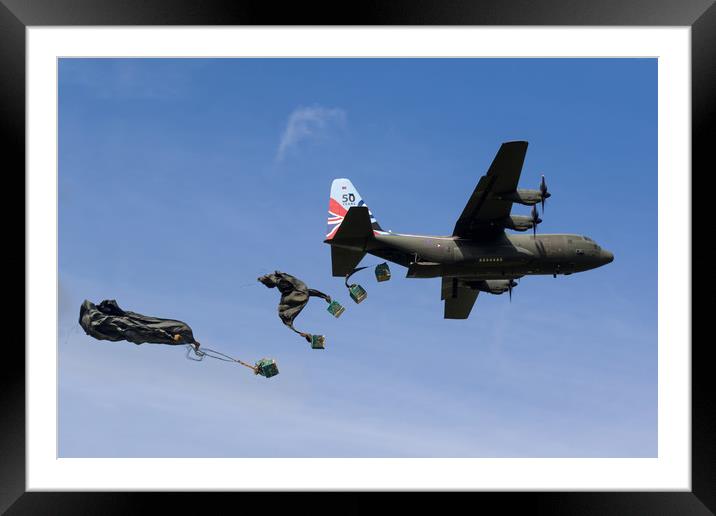 C130 Special Delivery Framed Mounted Print by Oxon Images