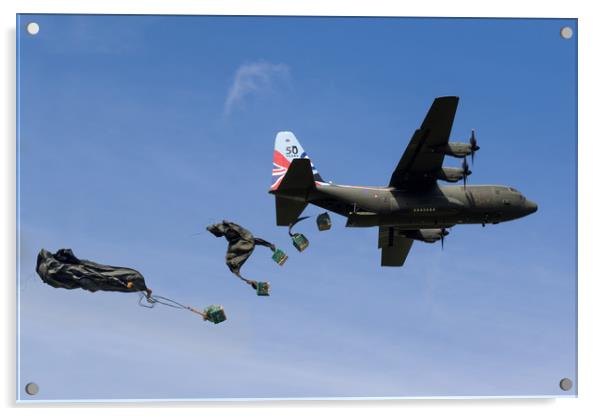 C130 Special Delivery Acrylic by Oxon Images