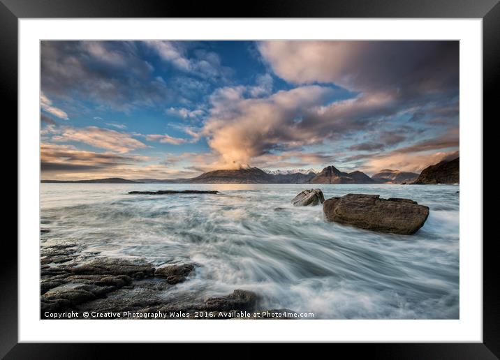 Elgol landscape Isle of Skye Framed Mounted Print by Creative Photography Wales