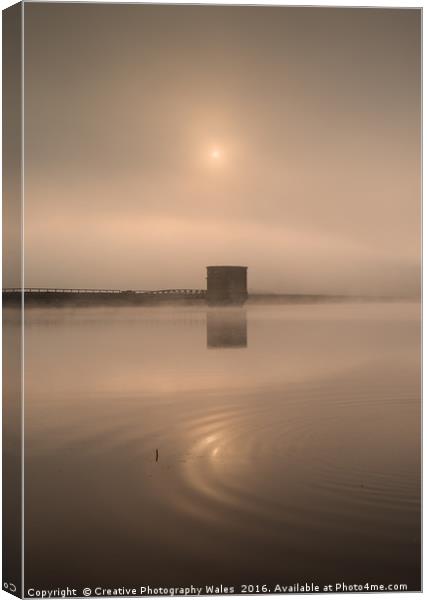 Talybont Reservoir Sunrise Canvas Print by Creative Photography Wales