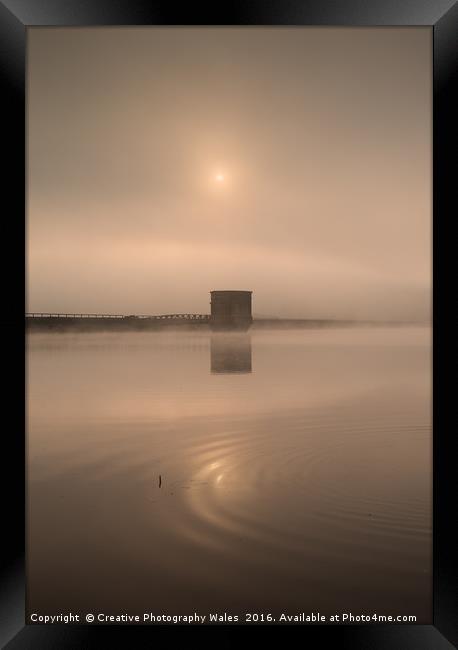 Talybont Reservoir Sunrise Framed Print by Creative Photography Wales