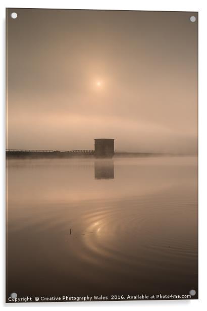 Talybont Reservoir Sunrise Acrylic by Creative Photography Wales