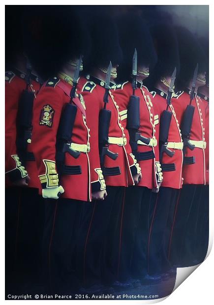 The Queens Guard Print by Brian Pearce