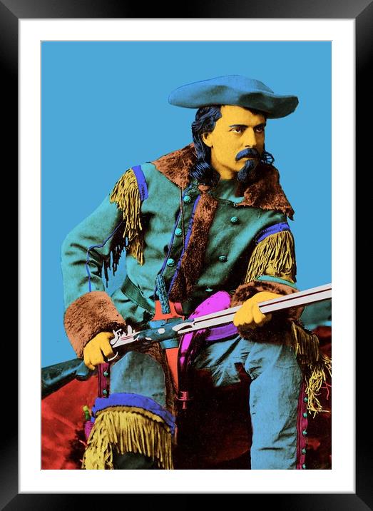 Buffalo Bill Cody  Framed Mounted Print by Matthew Lacey