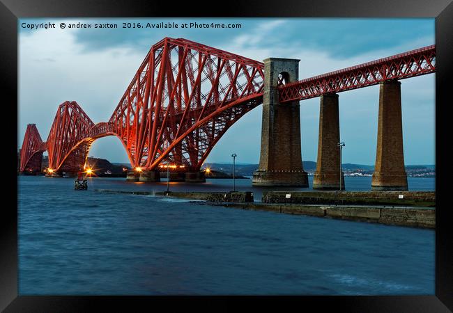 LOOKING ON Framed Print by andrew saxton