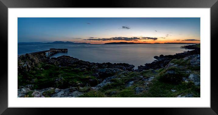 Clyde panorama Framed Mounted Print by Sam Smith