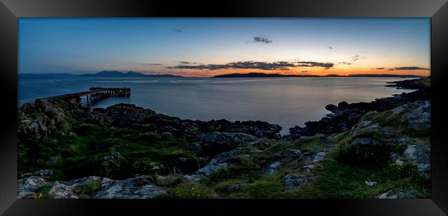 Clyde panorama Framed Print by Sam Smith