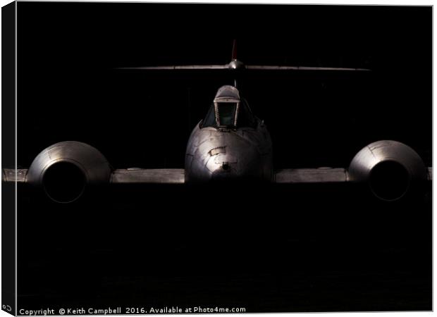RAF Gloster Meteor Canvas Print by Keith Campbell