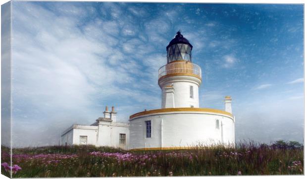 Chanonry Point Lighthouse Canvas Print by Alan Simpson
